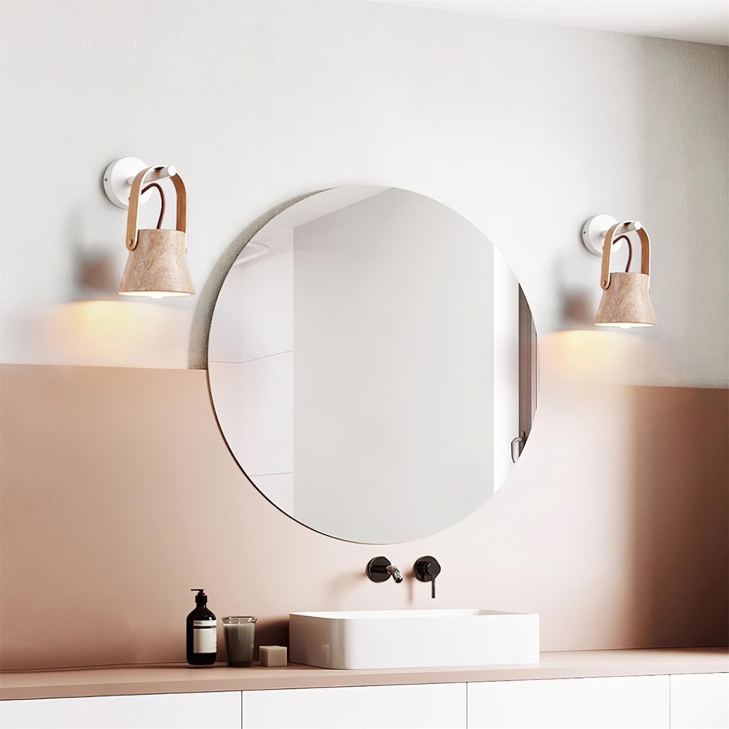 Gepersonaliseerde creatieve gebogen draagbare wandlamp HL512
