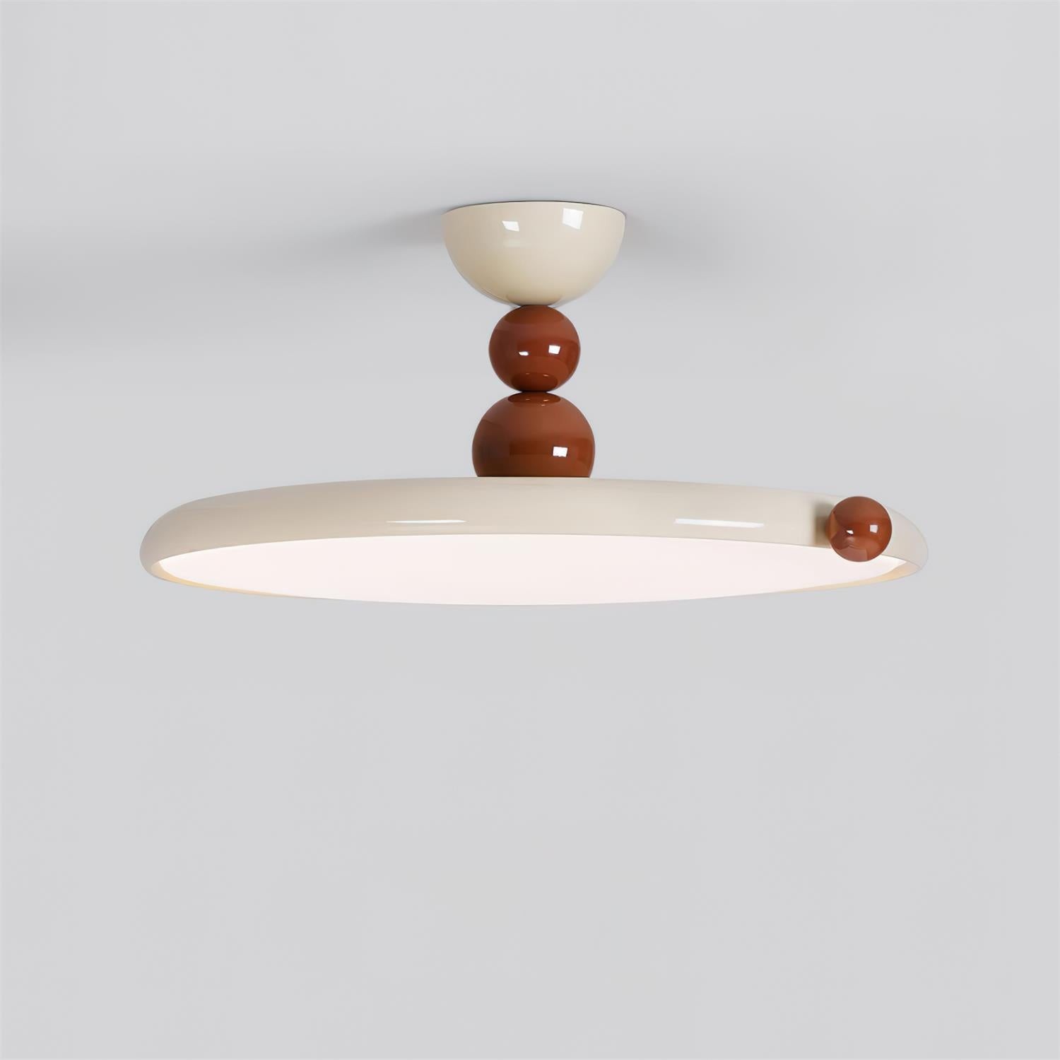 Franse stijl retro ronde vliegende schijf plafondlamp HL704
