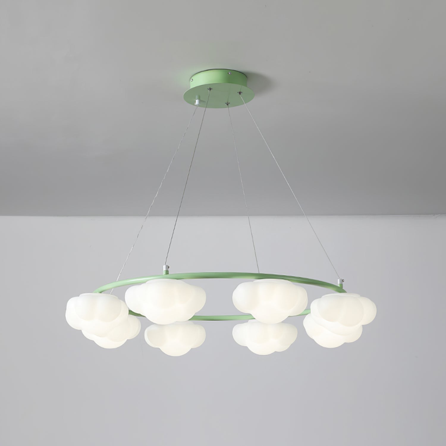 Crèmekleurige stijl creatieve persoonlijkheid wolken kroonluchter HL893
