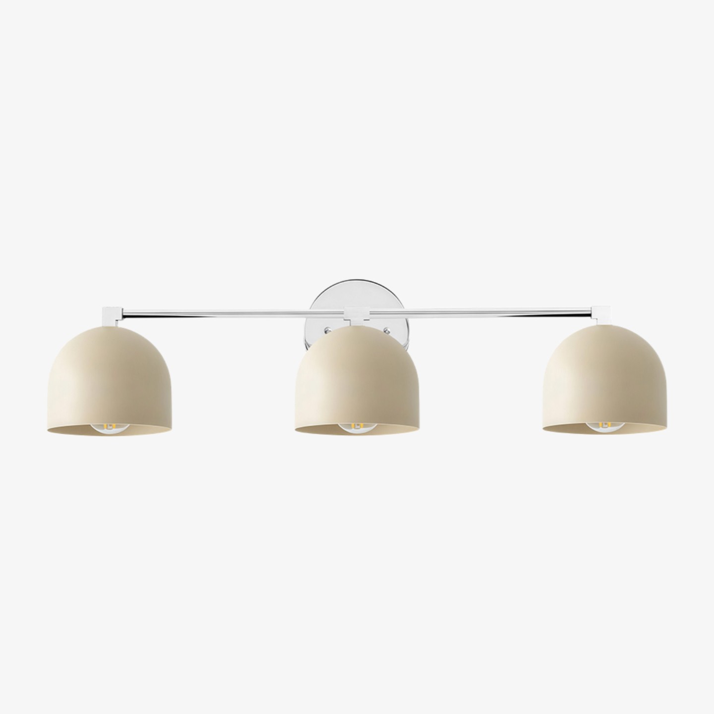 Metio Dome Mid-Century Diepe Bolvormige Kaptafellamp - Messing Wandlamp HL1774