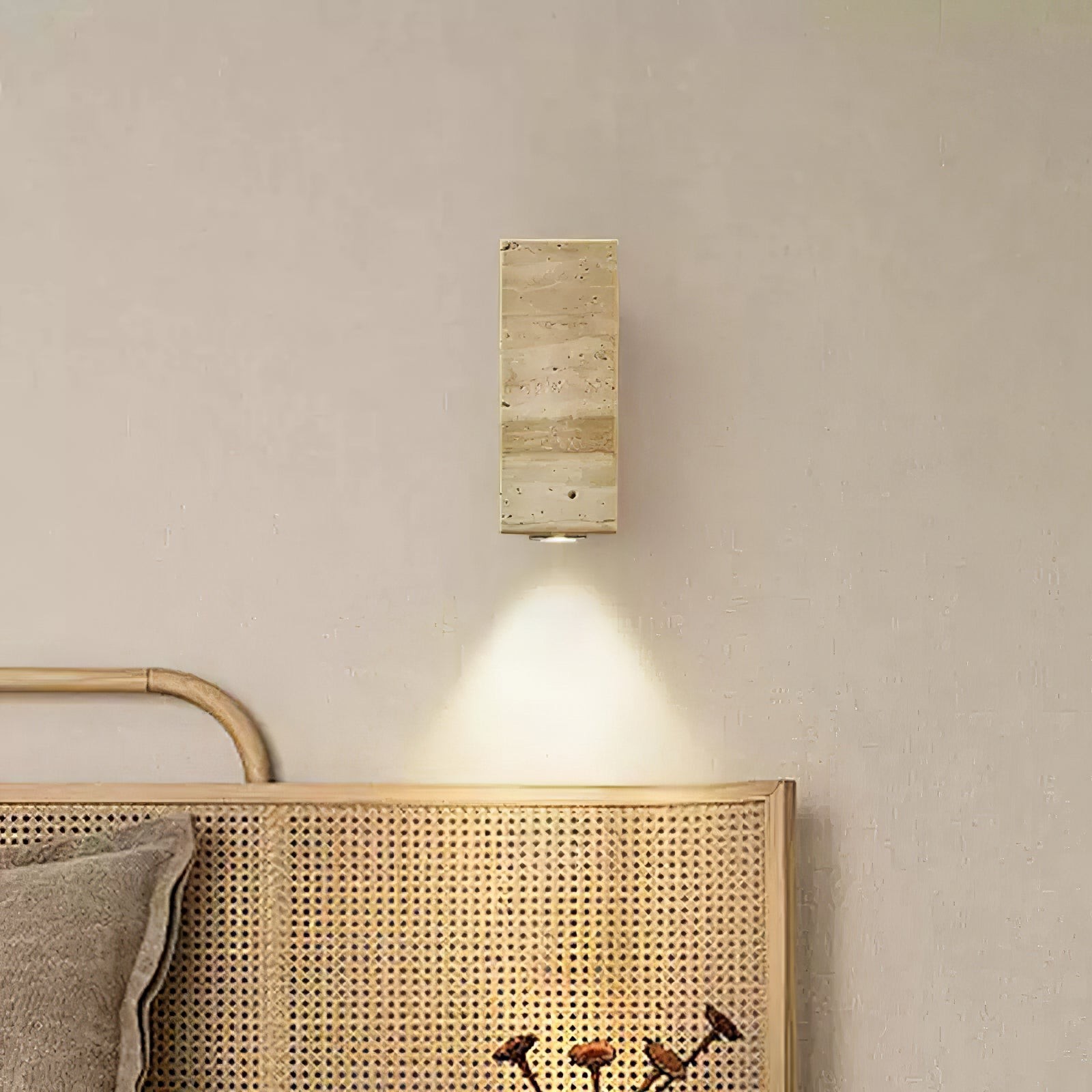 Vintage Marmeren Travertijn Wandlamp HL380