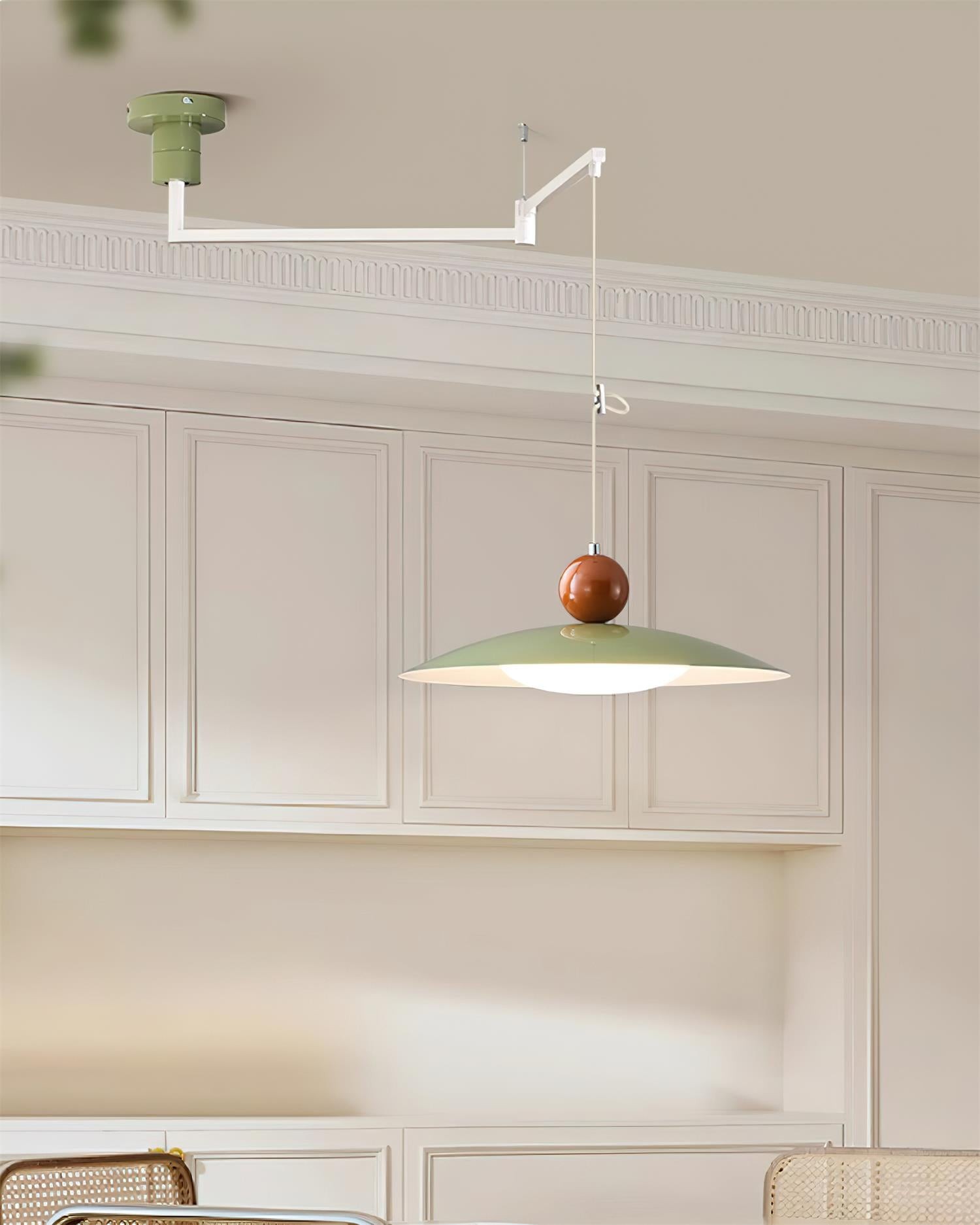Nordic Flying Saucer Swing Arm Beweegbare Hanglamp HL789
