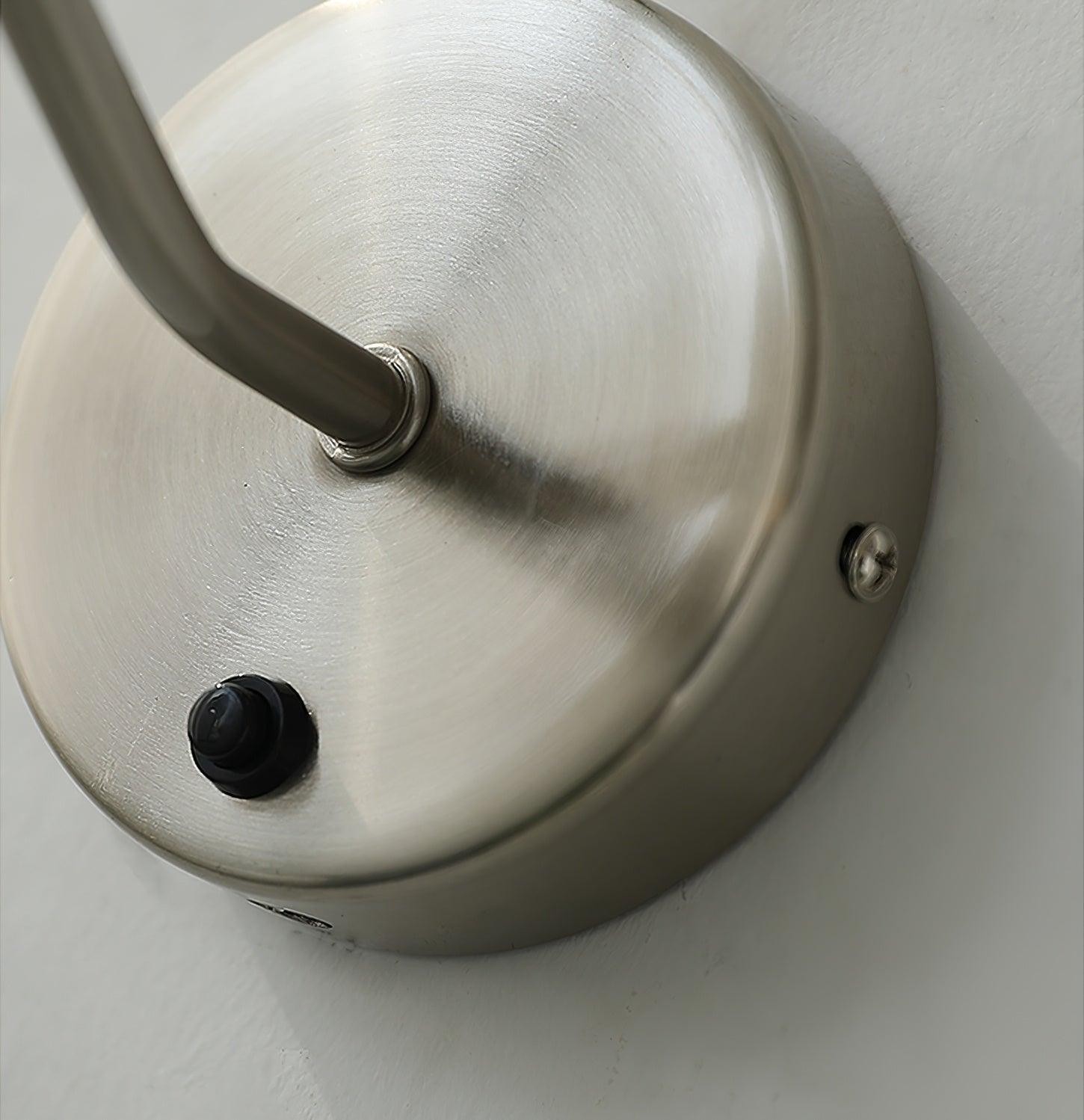 Crèmekleurige keramische geribbelde wandlamp HL498