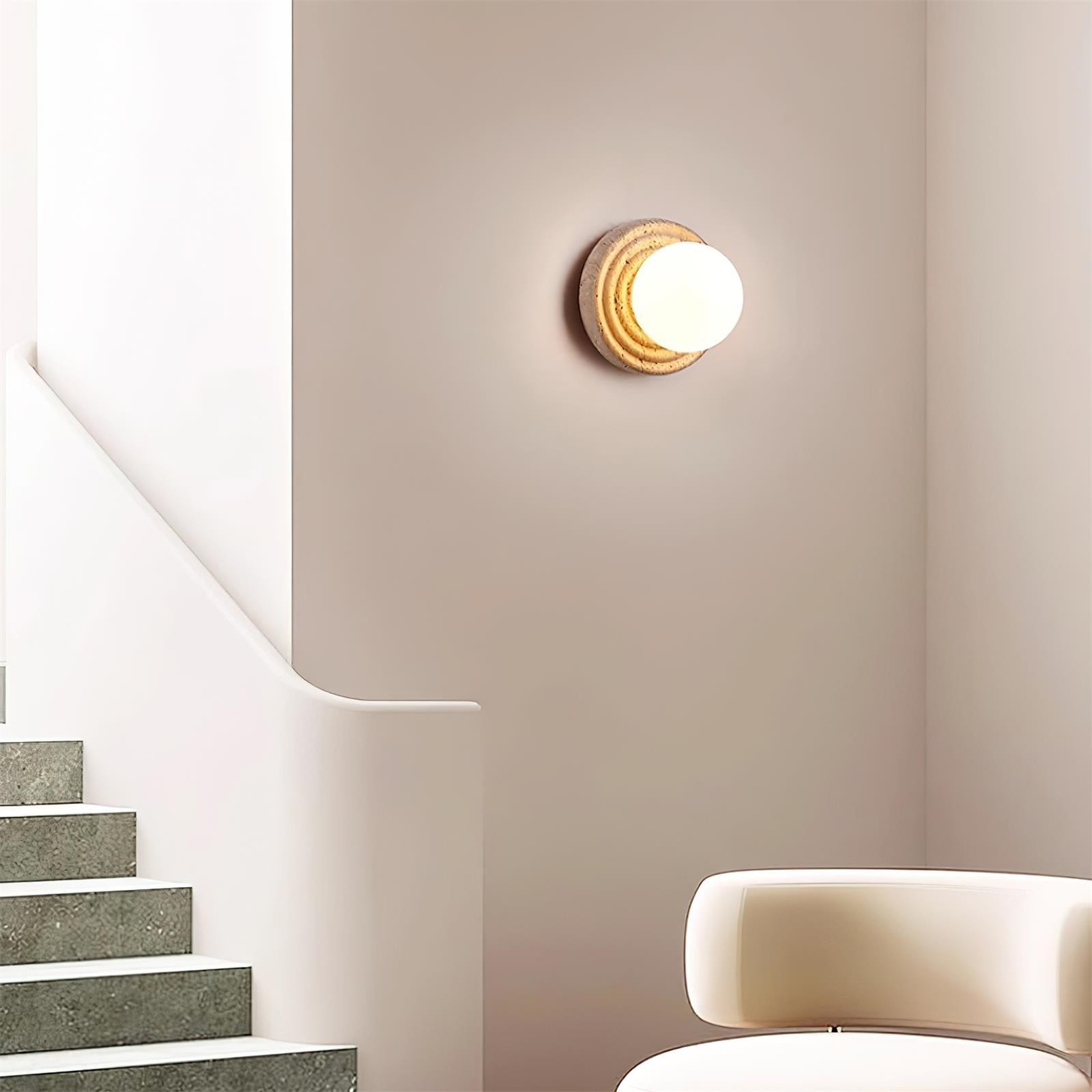 Moderne minimalistische ronde wandlamp HL470