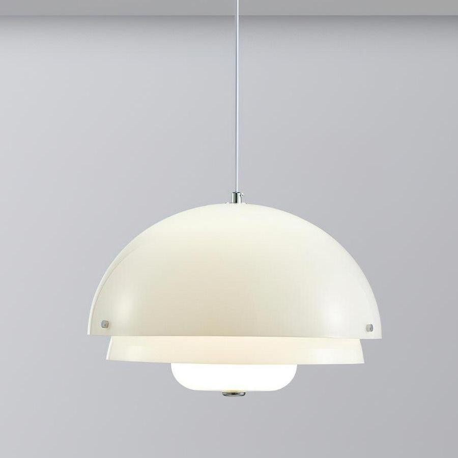 Moderne Melk Witte Multilagen Sferische Hanglamp HL309