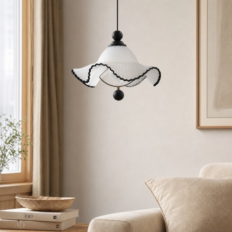 Cazelle Franse Vintage Golf Hanglamp - Zachte Sfeervolle Hanglamp voor Interieurs HL3591