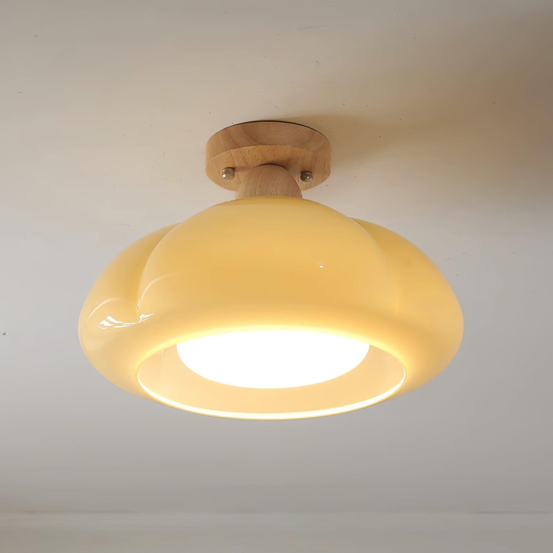 Pompoen Glazen Plafondlamp Voor Keuken HL493
