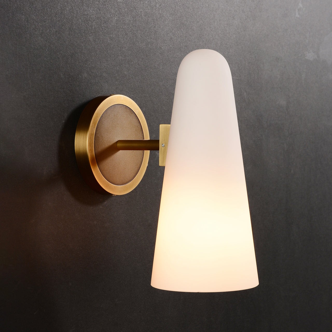Nordic Simple Light Luxe Messing Wandlamp HL687