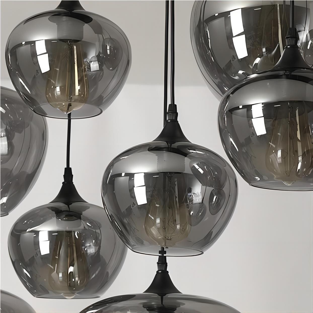 Alton Glazen Flessen Hanglamp