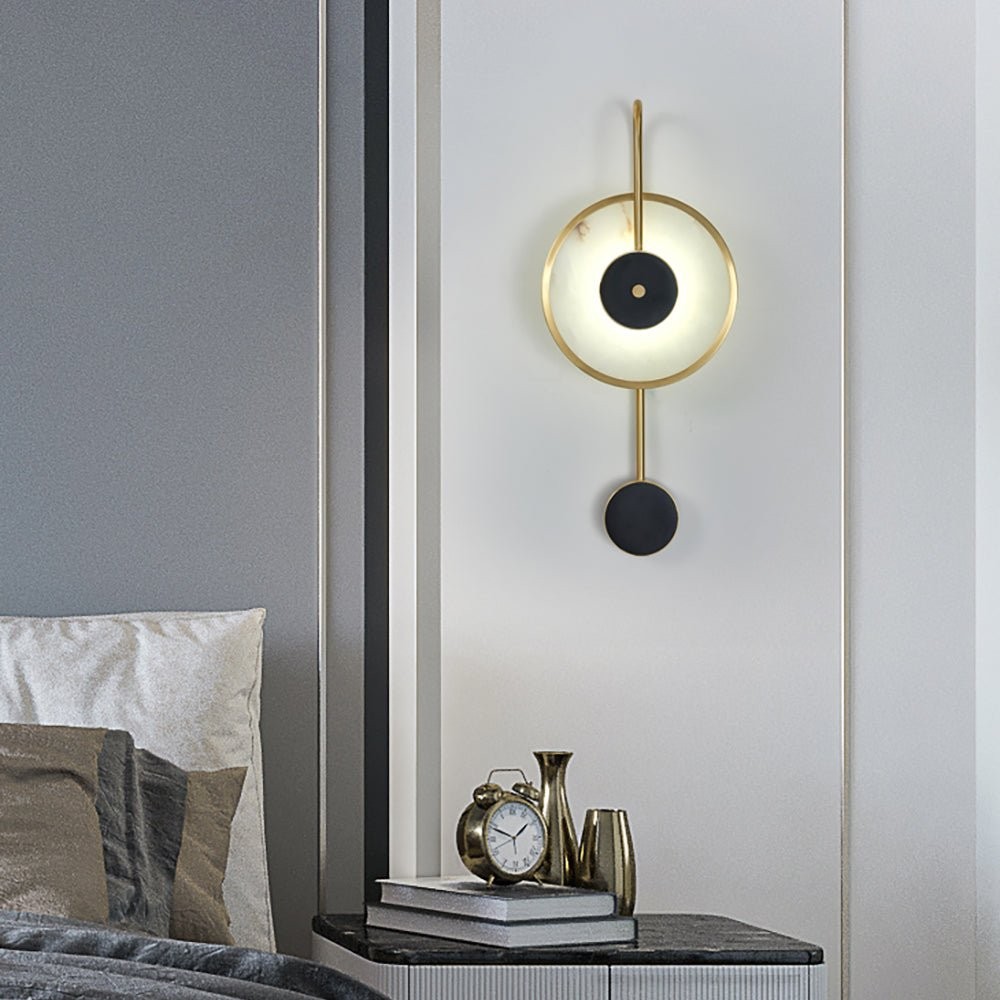 Creatieve schijf metalen wandlamp HL561