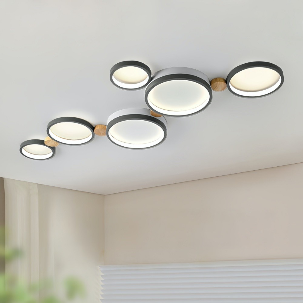 Nordic Circle LED Plafondlamp - Multi Branch Lamp voor Keuken HL1355