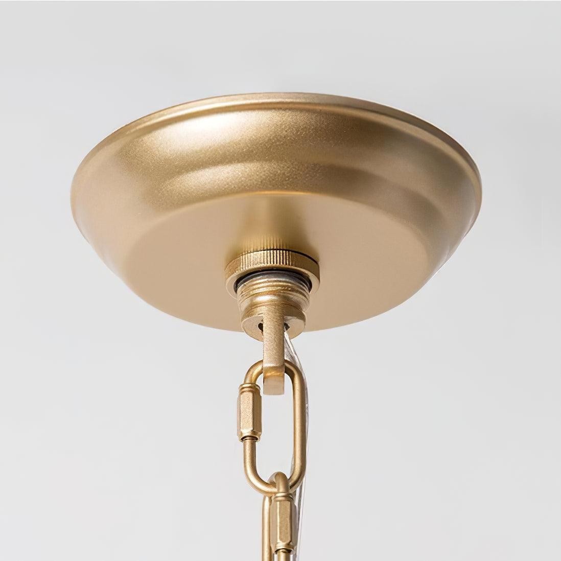 Holle metalen lijn retro hanglamp HL657