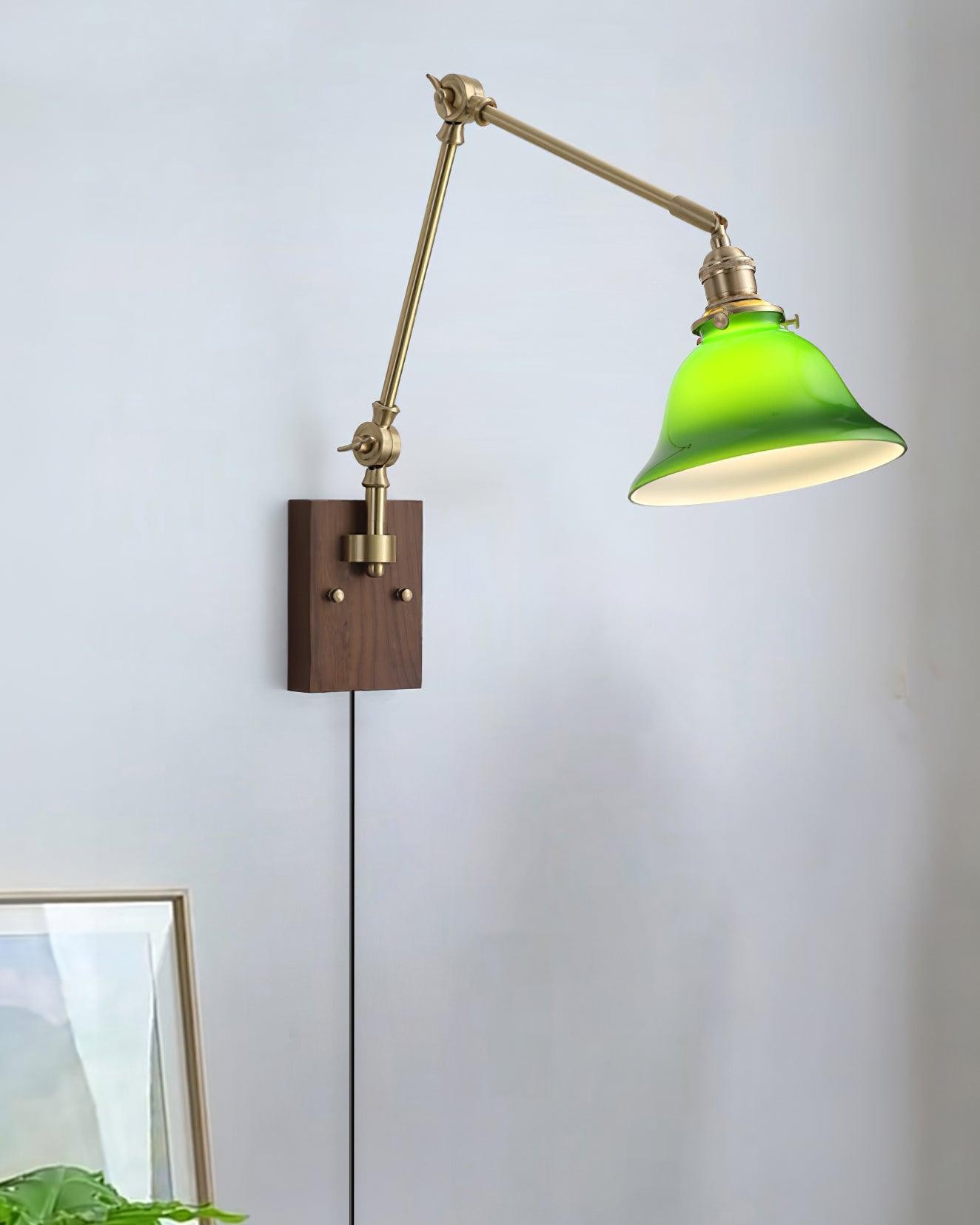 Banker Swing Arm Plug In Wandlamp HL369