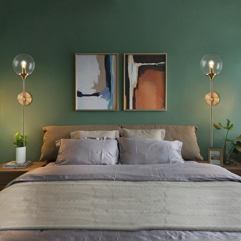 Nordic Glazen Bollen Magische Bonen Wandlamp Voor Binnen HL65