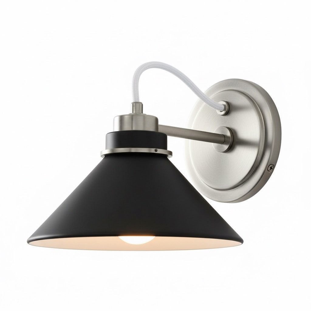 Aurenza Sconce – Landelijke wandlamp met metalen accenten voor gezellige ruimtes HL1648