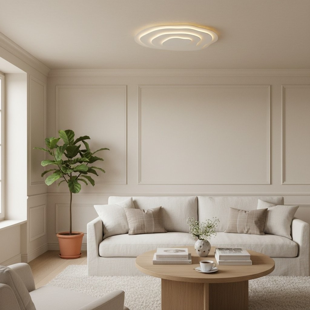 Aeris Mimir Wave-Form Acryl Plafondlamp Moderne Minimalistische Opbouwlamp Woonkamer & Slaapkamer HL2000