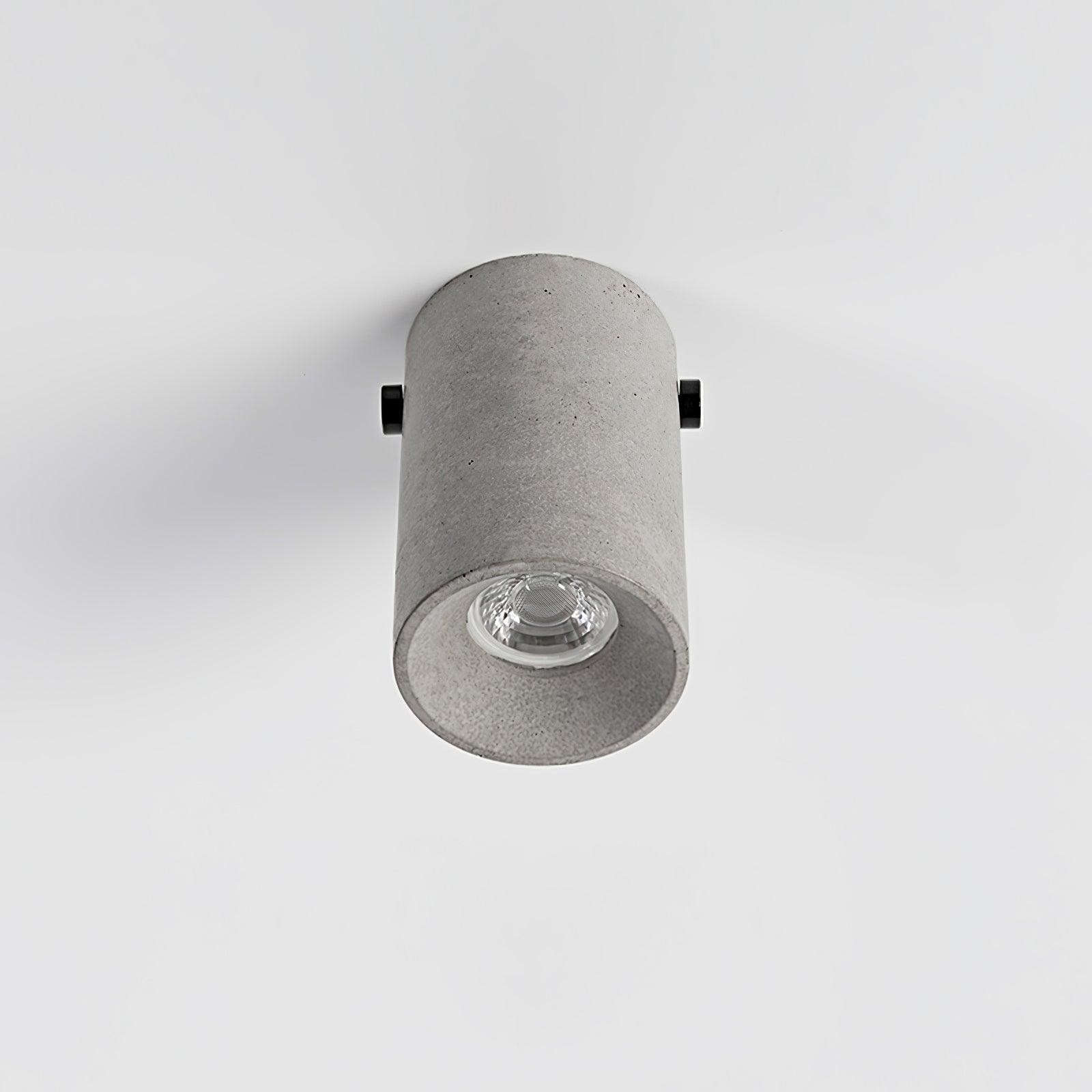 Minimalistische betonnen plafondlamp HL483