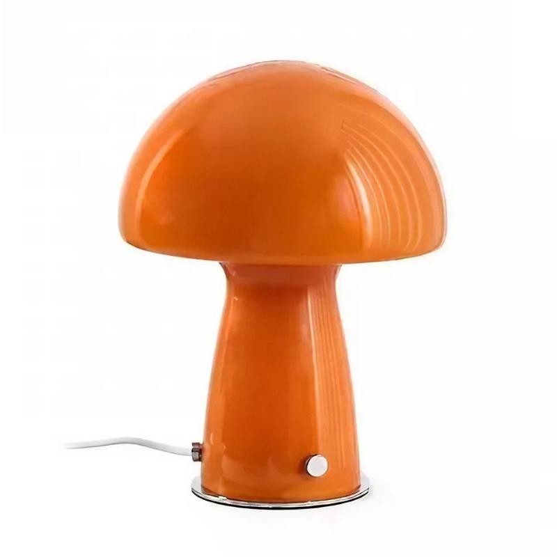 Deense Bauhaus glazen paddestoel tafellamp HL187