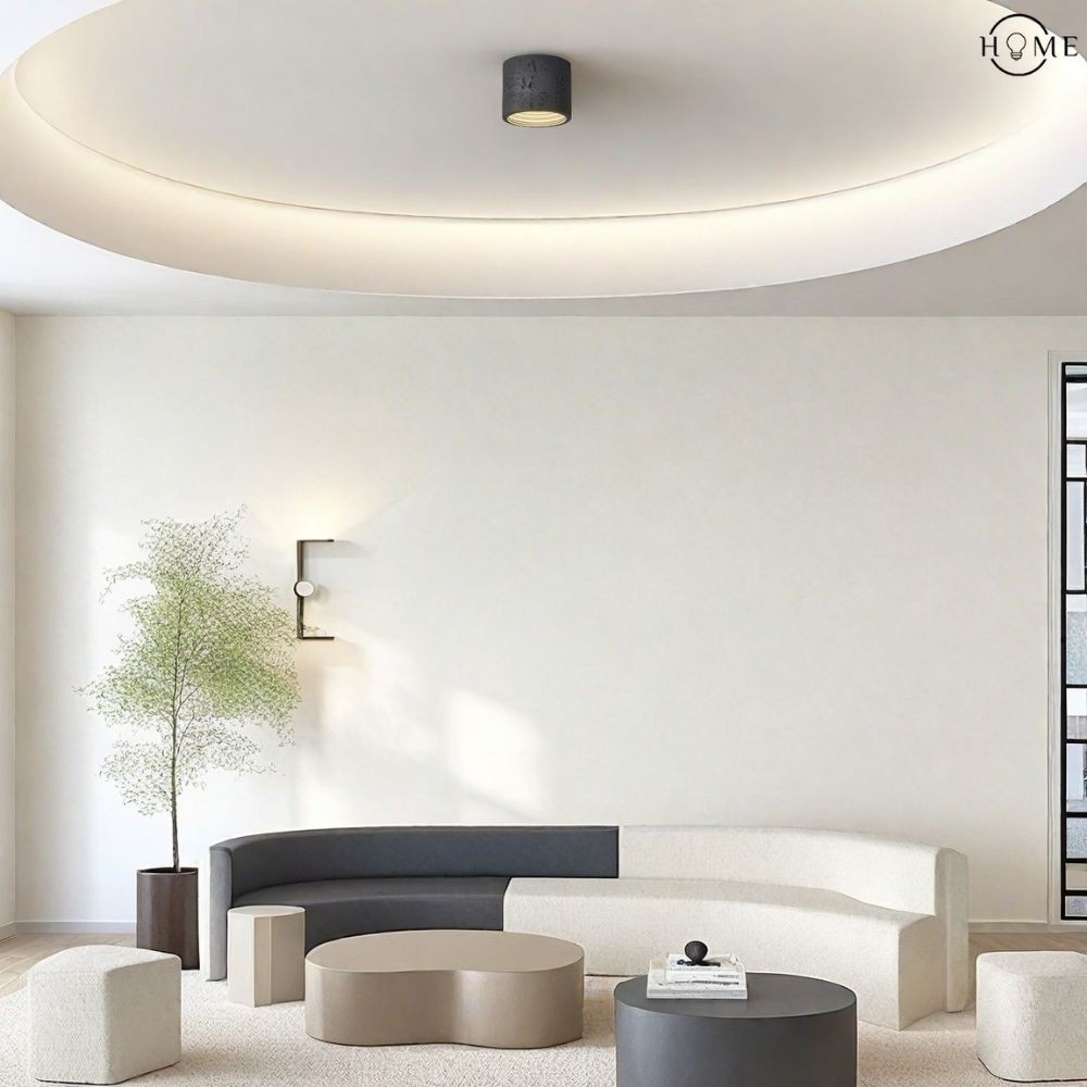 Moderne Wabi-Sabi cilindrische plafondlamp HL513