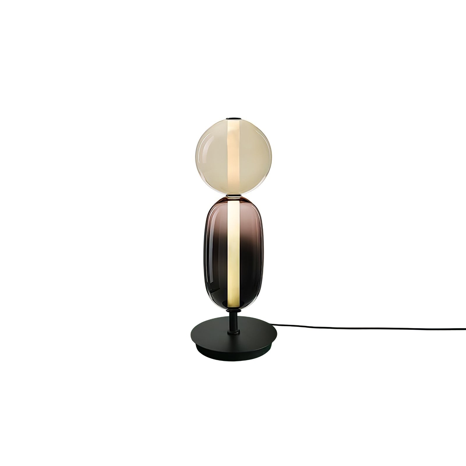 Nordic Minimalistische Creatieve Luxe Kalebas Glazen Tafellamp HL408