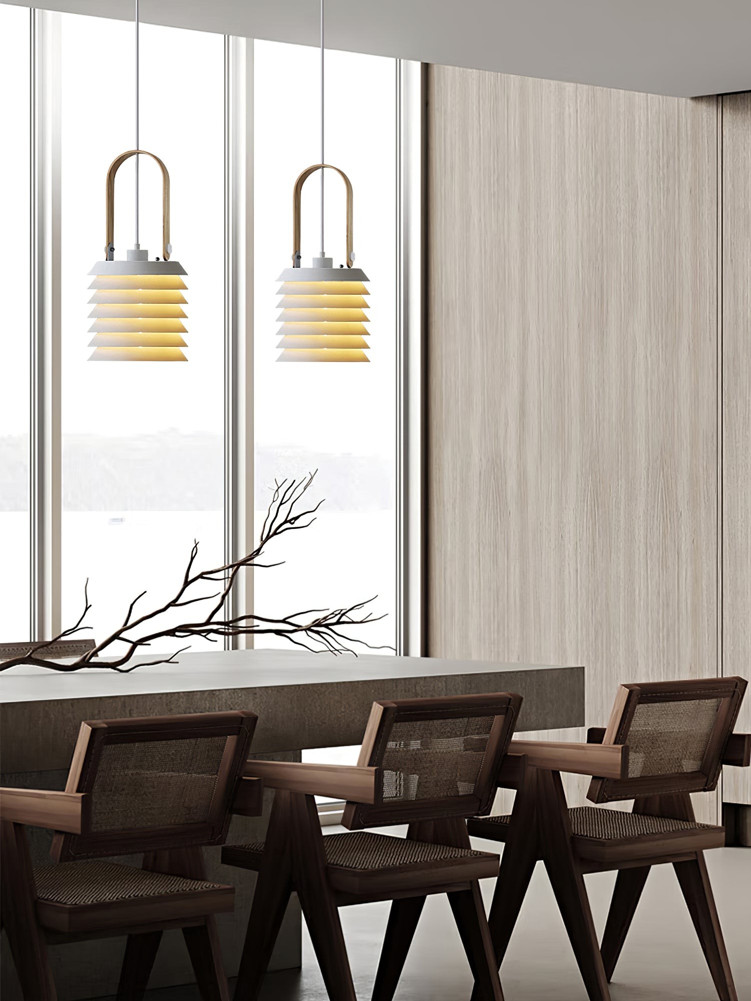 Minimalistische hanglamp in lantaarnstijl HL2973