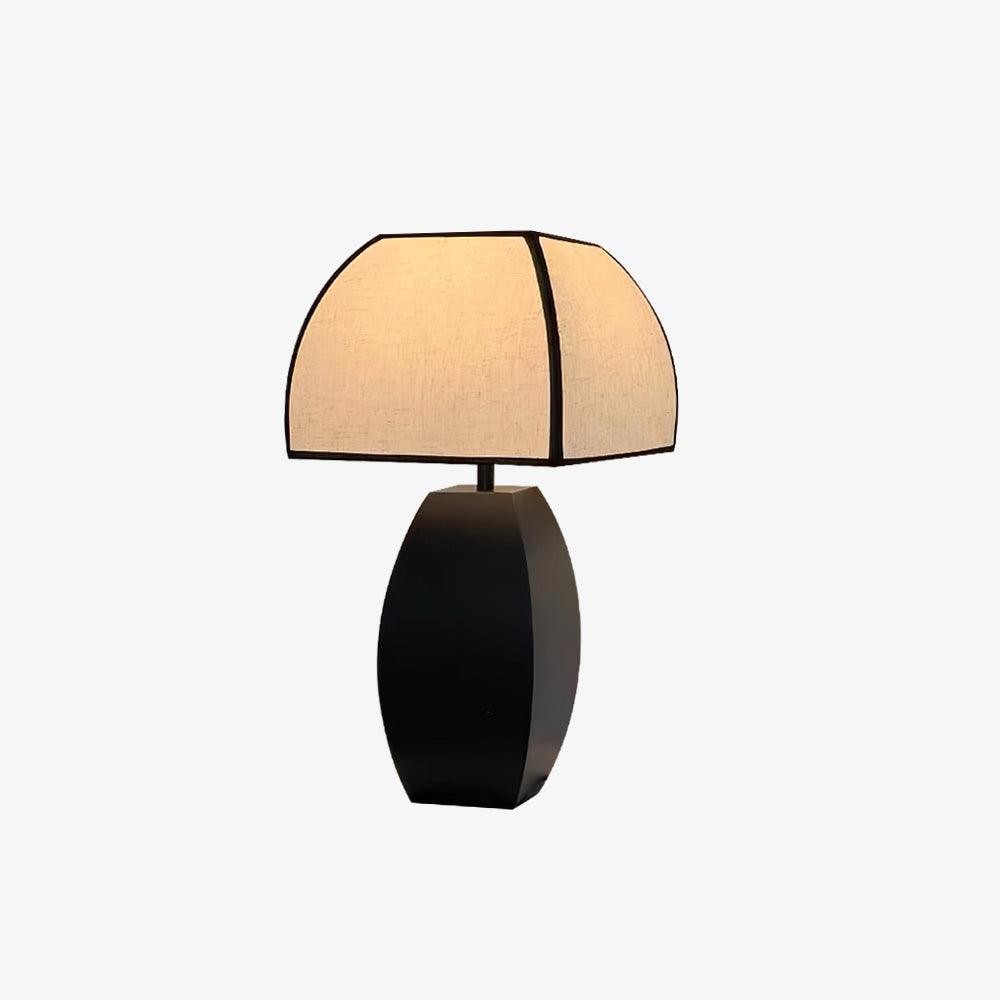 Retro Metalen Paddestoel Stoffen Tafellamp HL554
