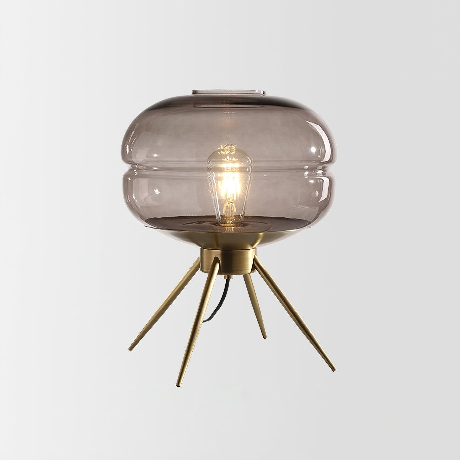 Luxe persoonlijkheid gekleurde glazen afdekking hoge tafellamp HL700
