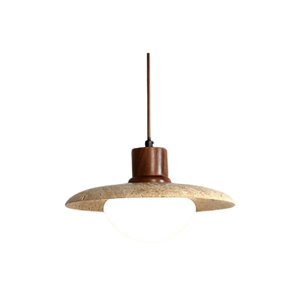 De Travertine Shining Rock hanglamp HL3423