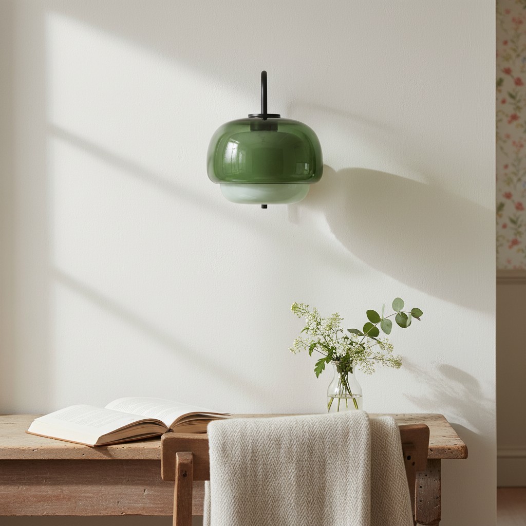 Clinco Mushroom Glazen Wandlamp - Moderne Verlichting voor Woonkamer en Slaapkamer HL1777