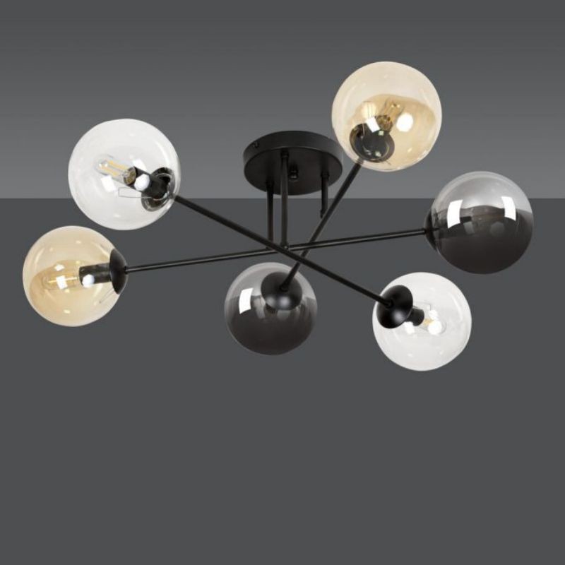 Brendi 6B Glazen Bol Plafondlamp