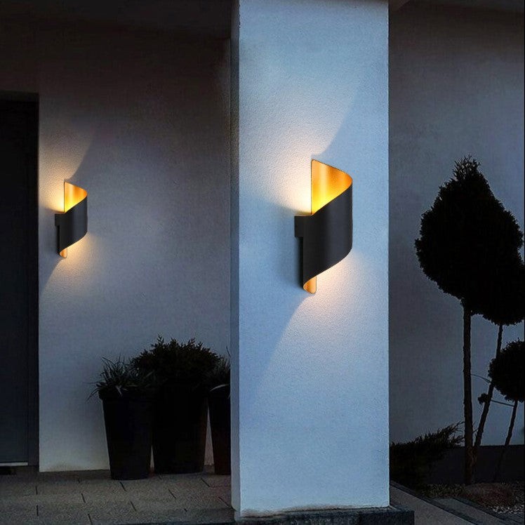 Moderne Curl Twisted LED Wandlamp HL698