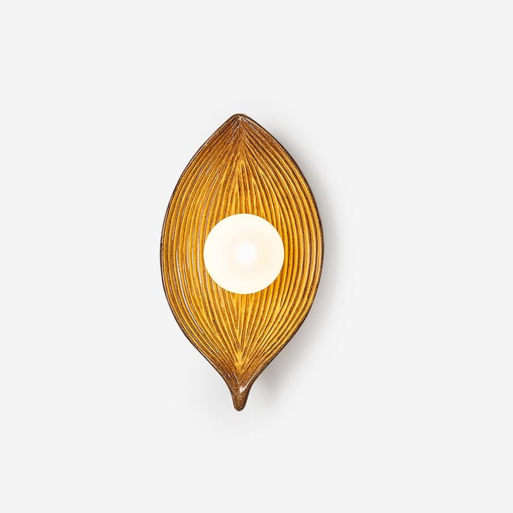 Hedendaagse Nordic Leaf Resin Wandlamp HL574