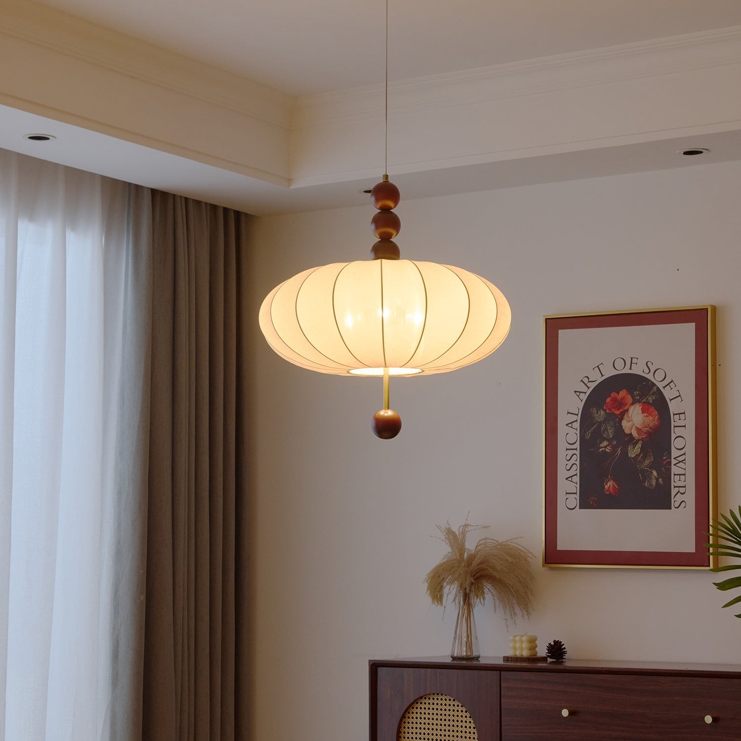 Adelaide stoffen hanglamp HL2903