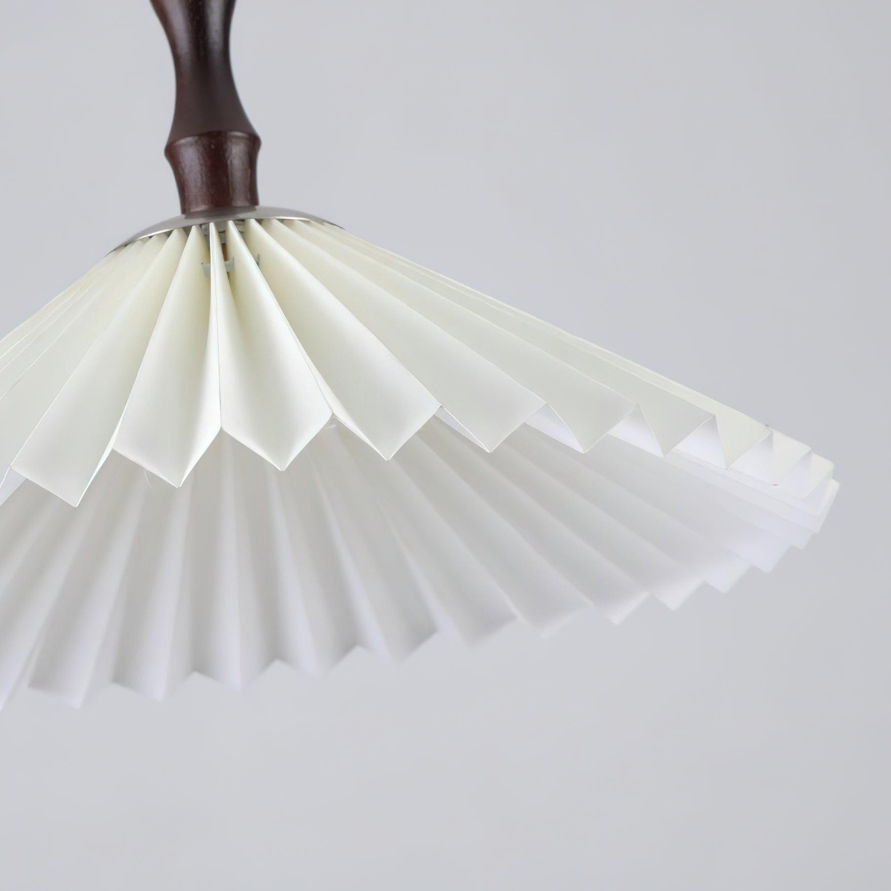 Eenvoudige witte papieren bloemenhanglamp HL431