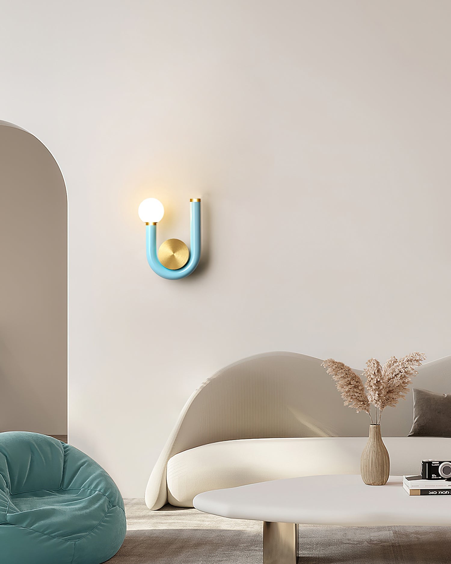 Creatieve U-vormige dubbele kop wandlamp HL894
