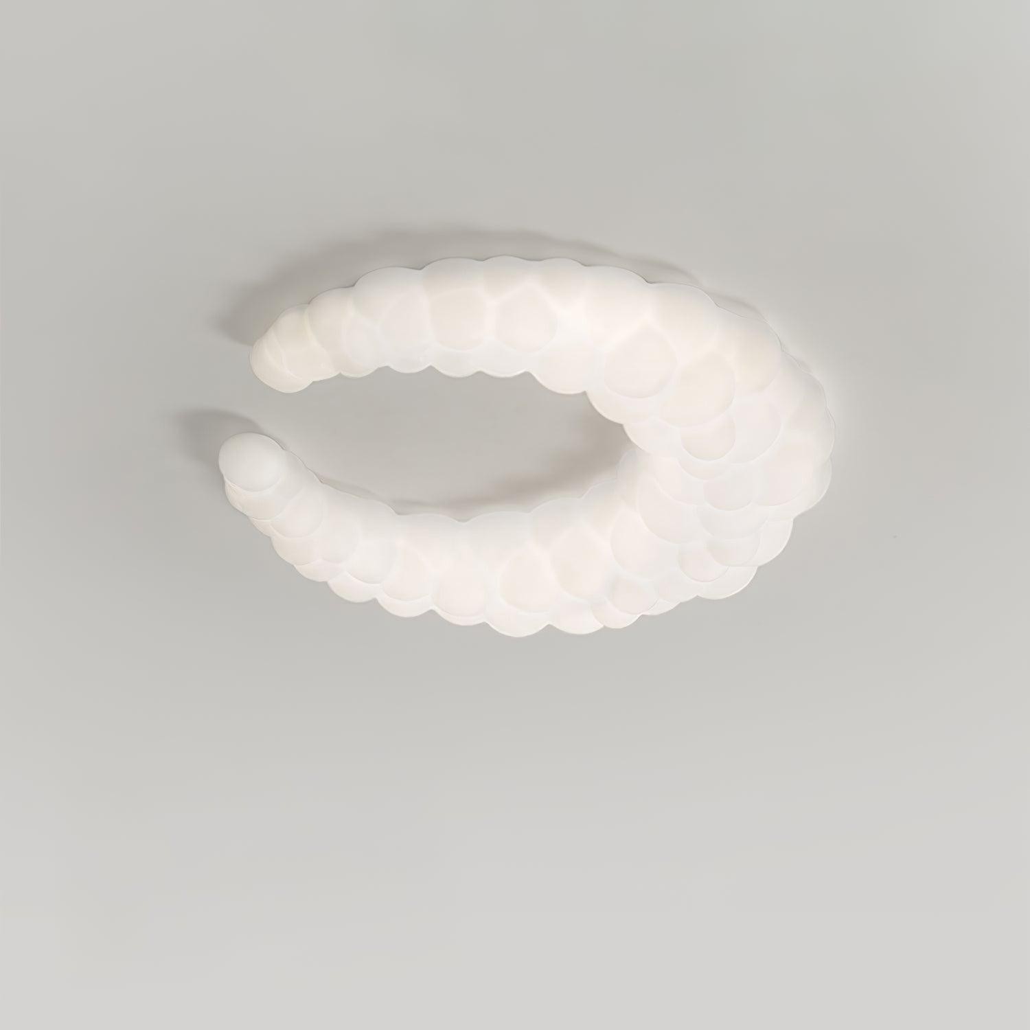 Crèmekleurige maanplafondlamp HL364