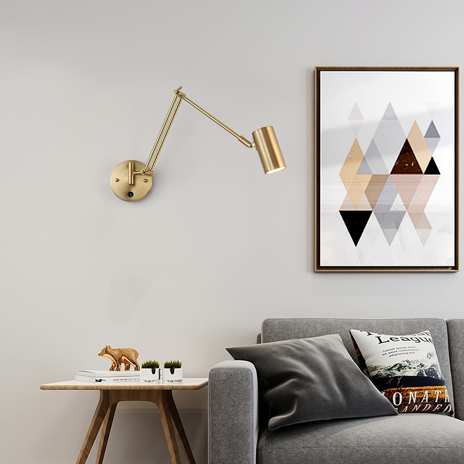 Wandlamp met zwenkarm HL1202