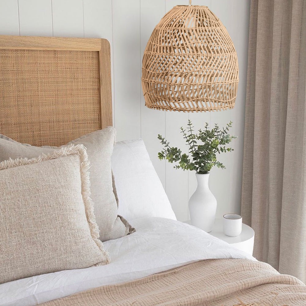 Rustieke Rieten Mand Rotan Kooi Hanglamp HL161