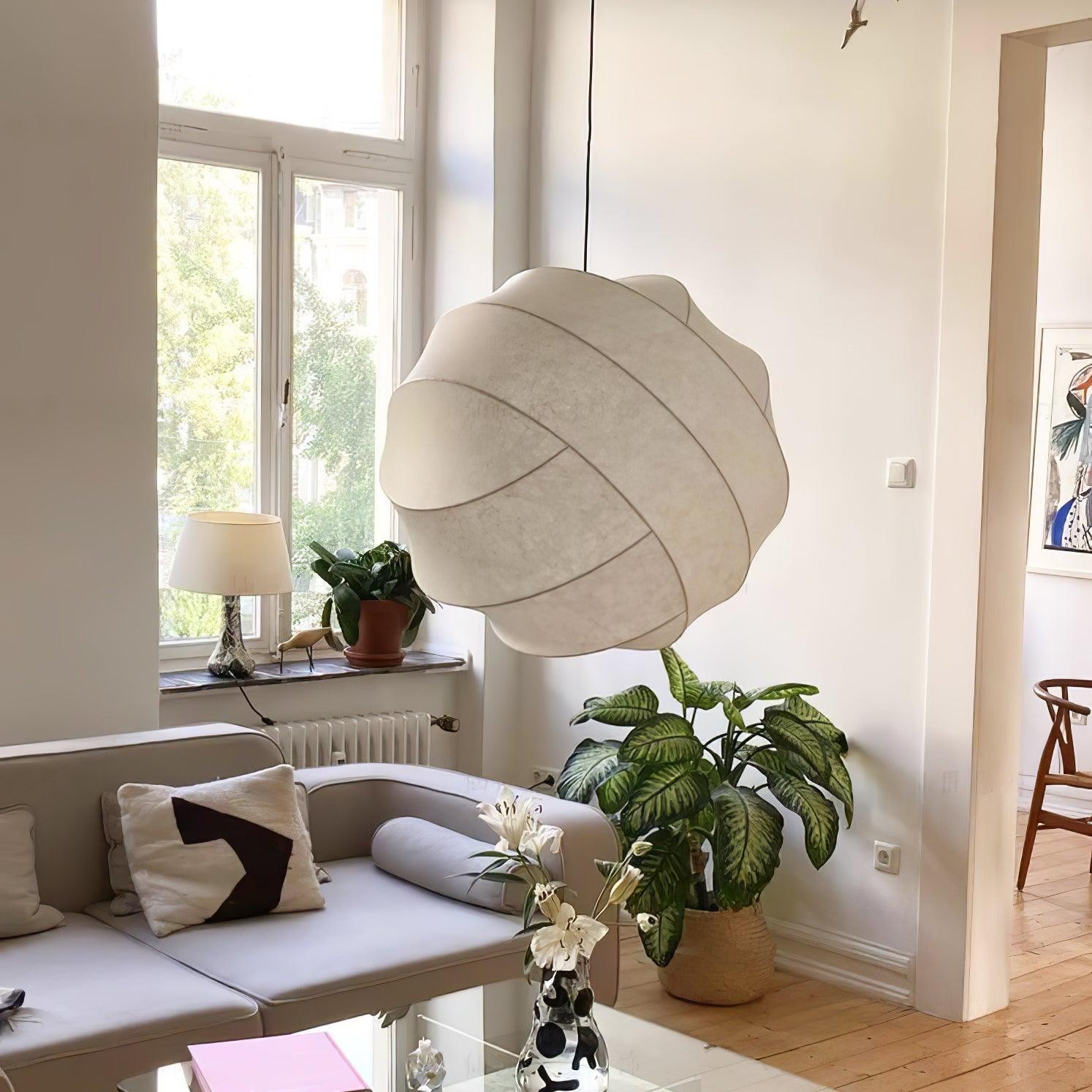 Wabi-Sabi Stijl Fiber Cocoon Hanglamp HL861