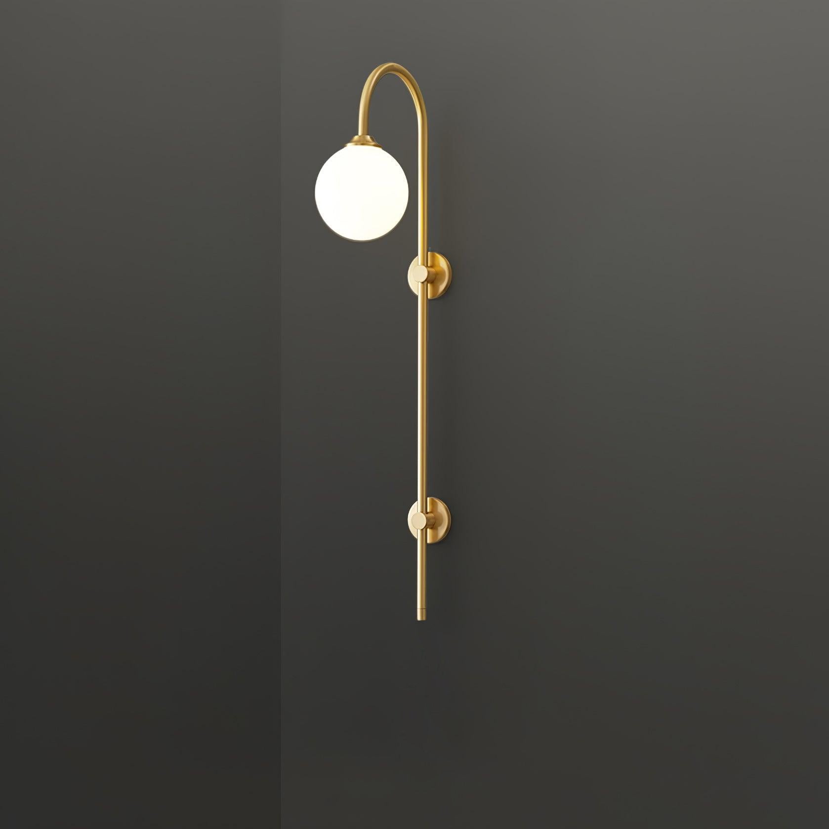 Globe Messing Wandlamp HL534
