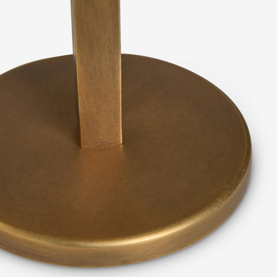 Aurecyl Tafellamp - Slanke, taps toelopende metalen tafellamp met vintage-look voor de woonkamer HL1853