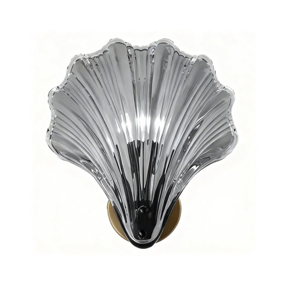 Moderne glazen design wandlamp in schelpvorm HL61