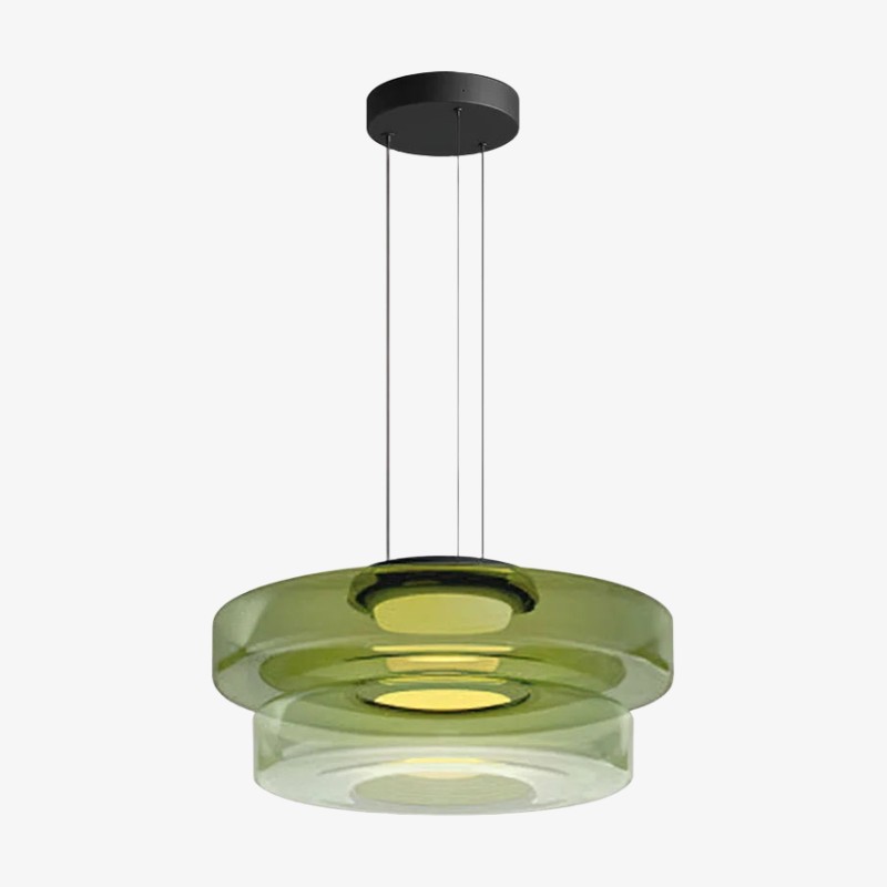 Nora Glazen Schijf Hanglamp - Scandinavische Hanglamp voor Woonkamers en Keukens HL1929