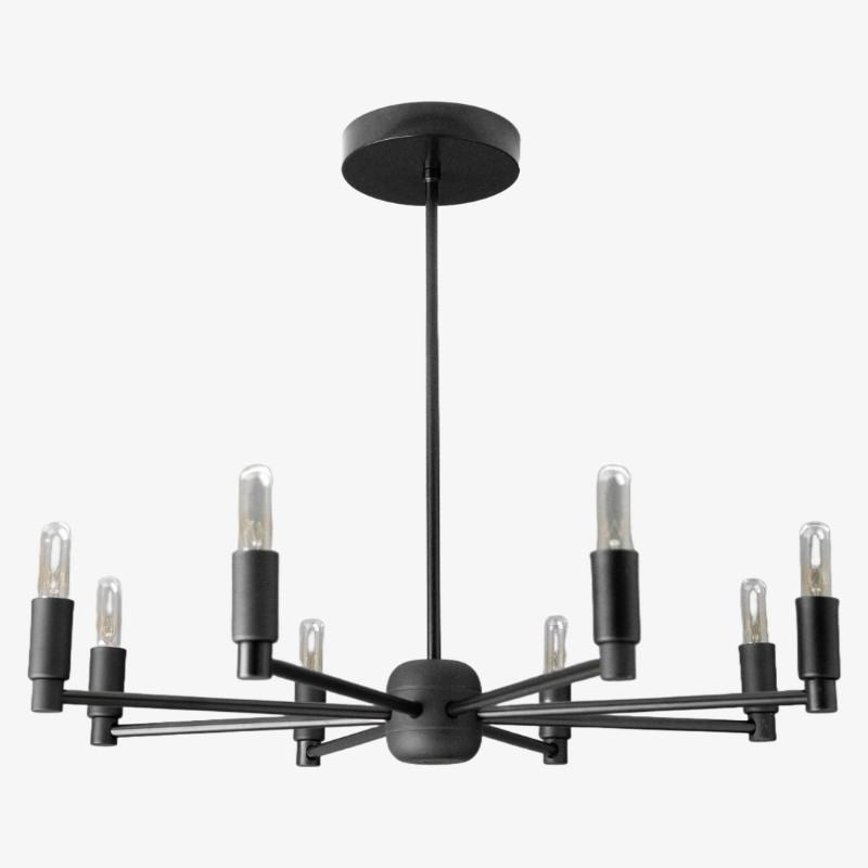 Mobilux Line moderne kroonluchter - 8-armige Mid Century hanglamp HL1700