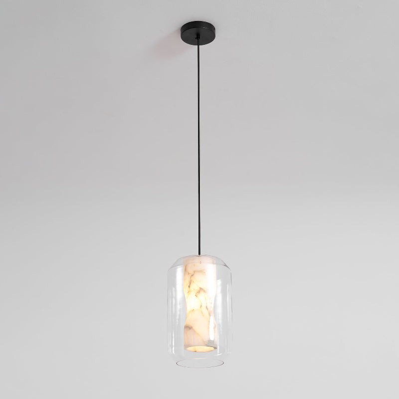 Hanglamp van albastglas HL2997