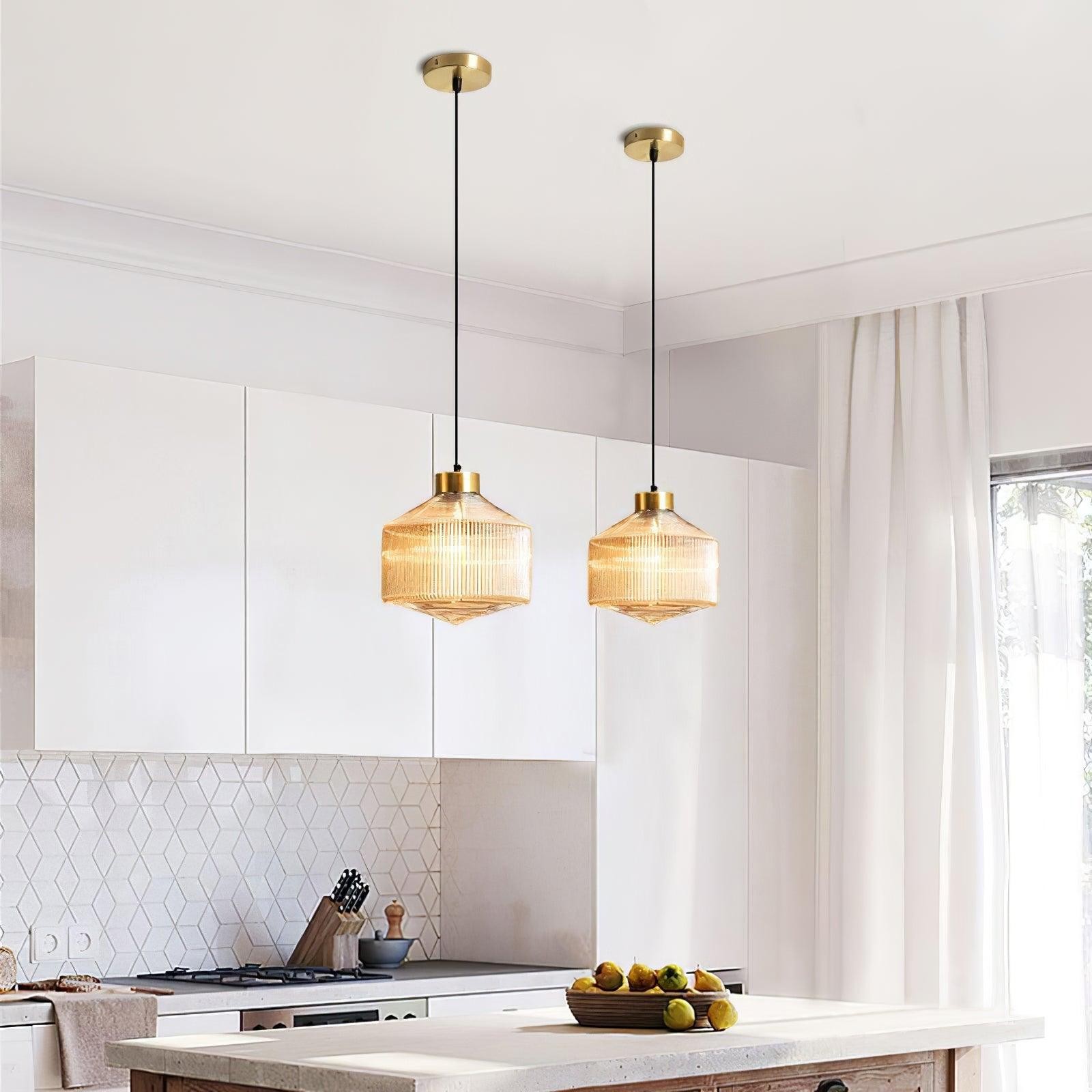 Gestreepte Spinning Top Hanglamp HL727