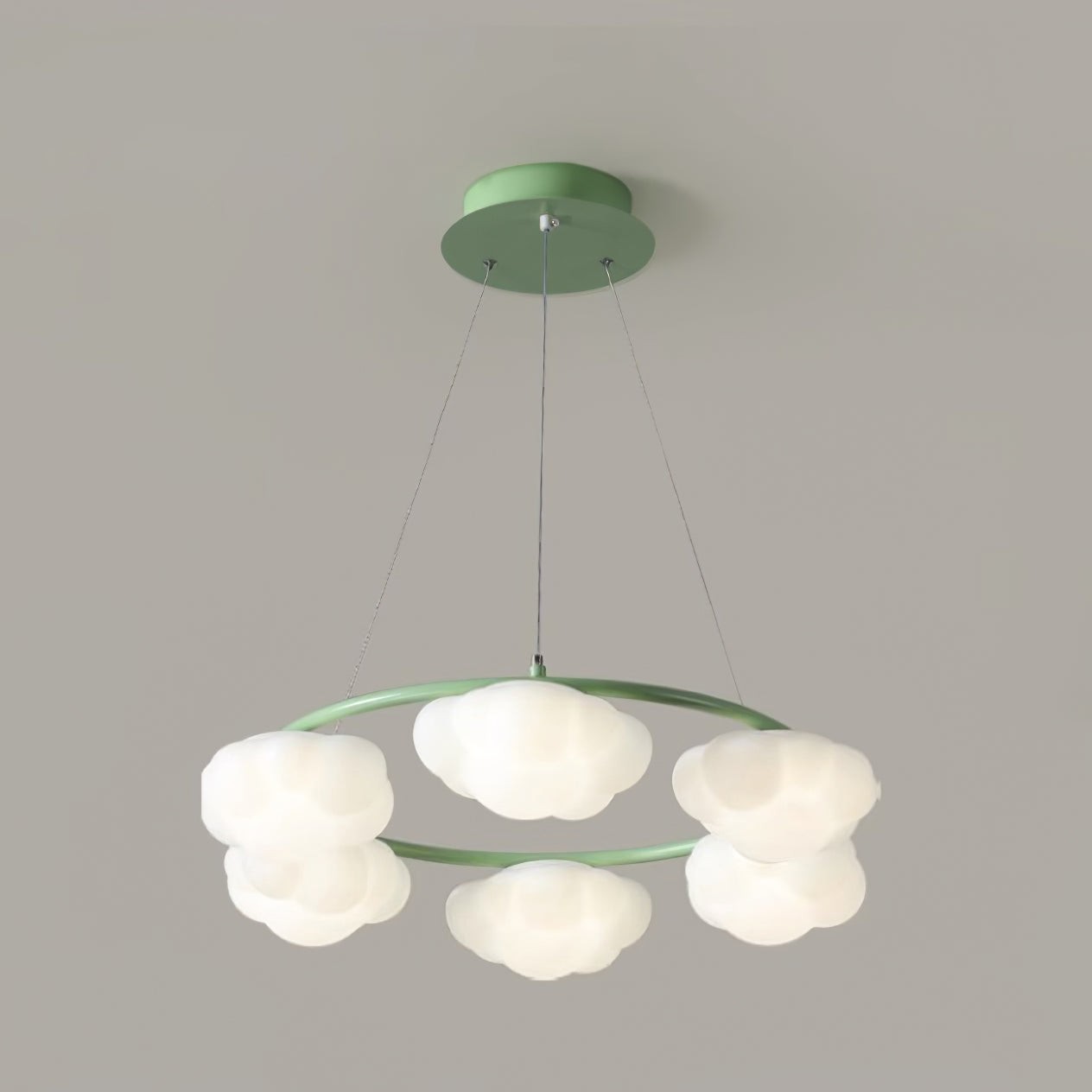 Crèmekleurige stijl creatieve persoonlijkheid wolken kroonluchter HL893
