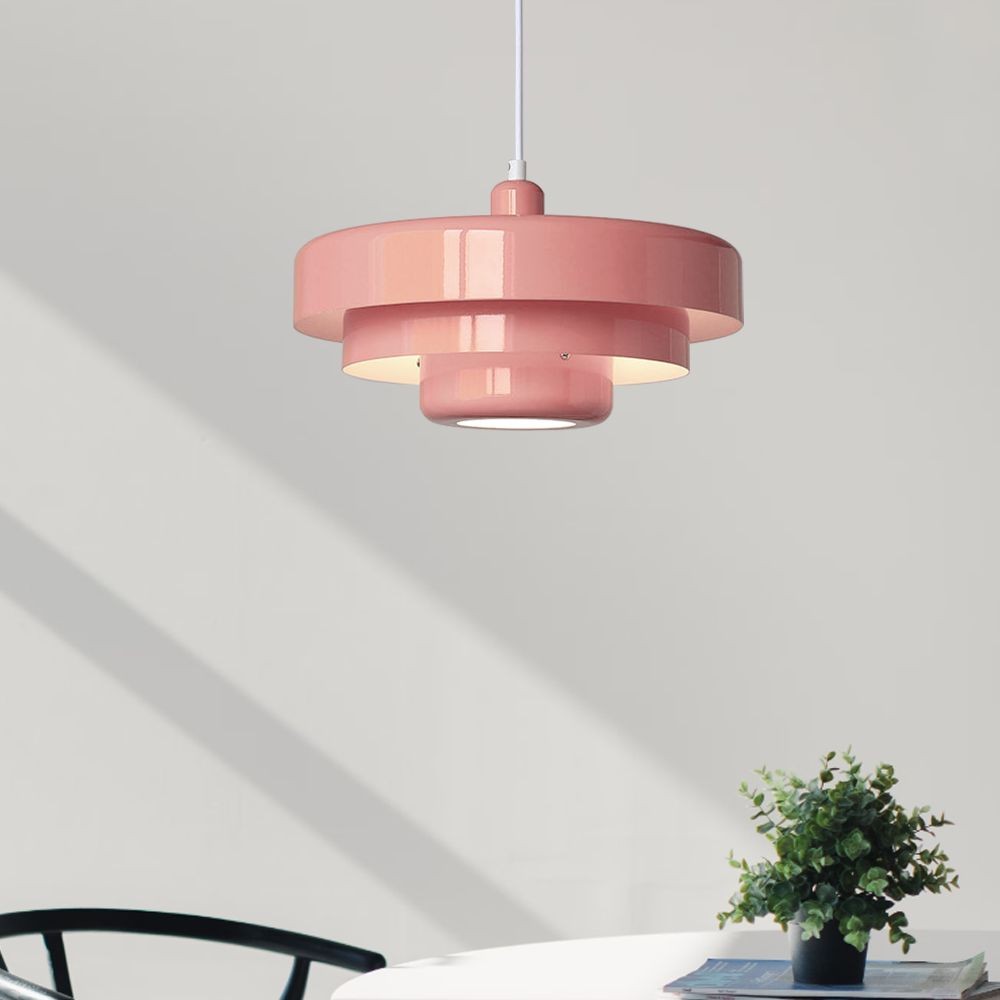 Macaron Disc Hanglamp - Scandinavische Meerlaagse Hanglamp van Metaal voor de Keuken HL179
