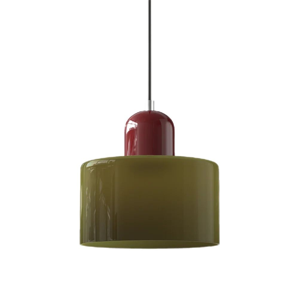 Kalo Cilinder Hanglamp - Glazen Lamp in Scandinavische Stijl voor Eet en Slaapkamer HL107