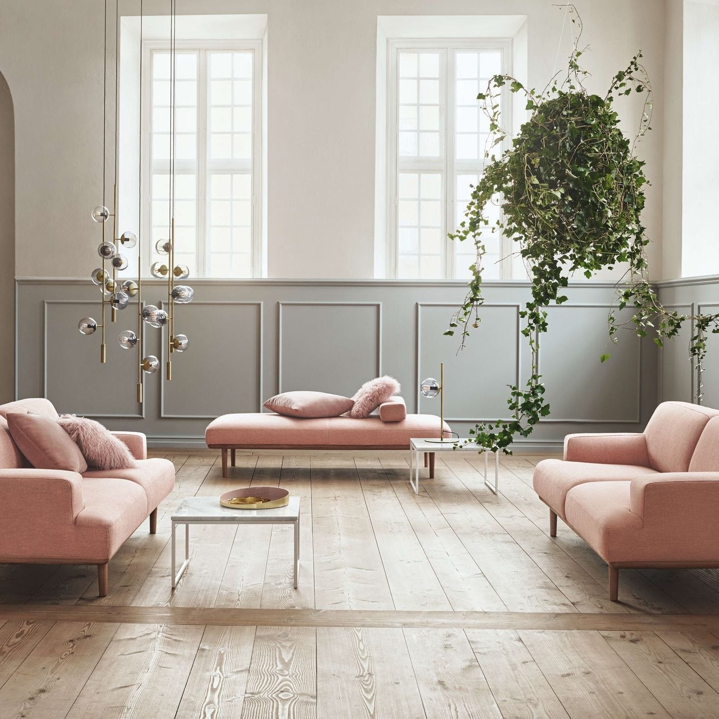 Orb moderne glazen bol hanglamp voor woonkamer